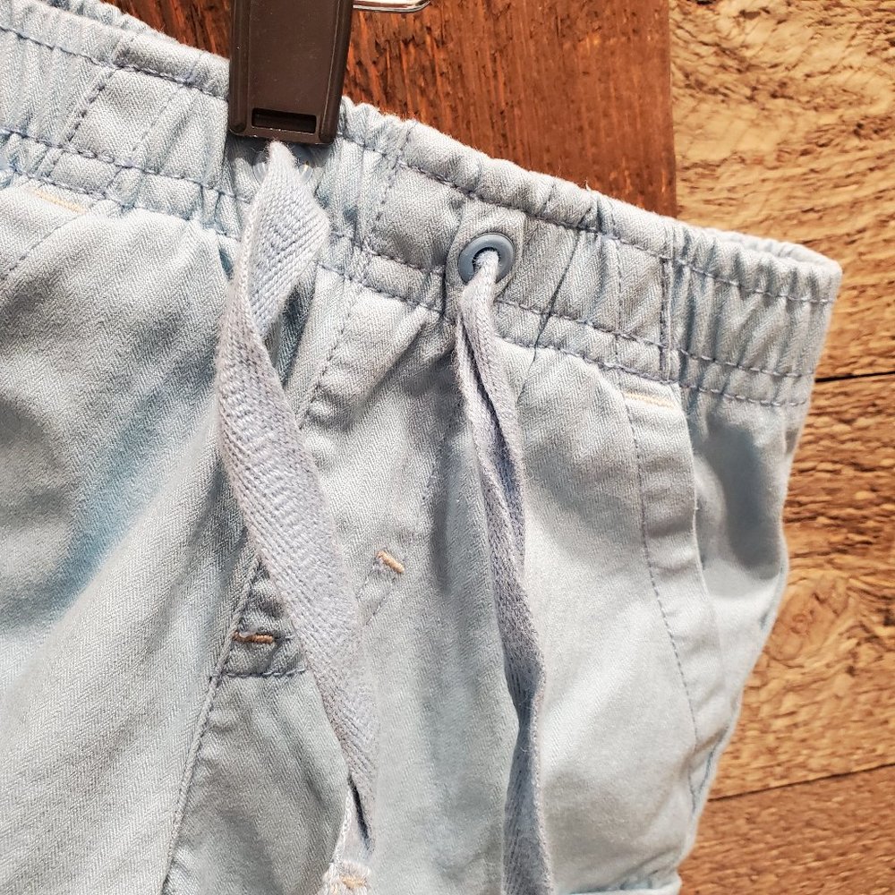Gymboree Pants Blue Drawstring Pockets 3-6Mo - Picture 3 of 7